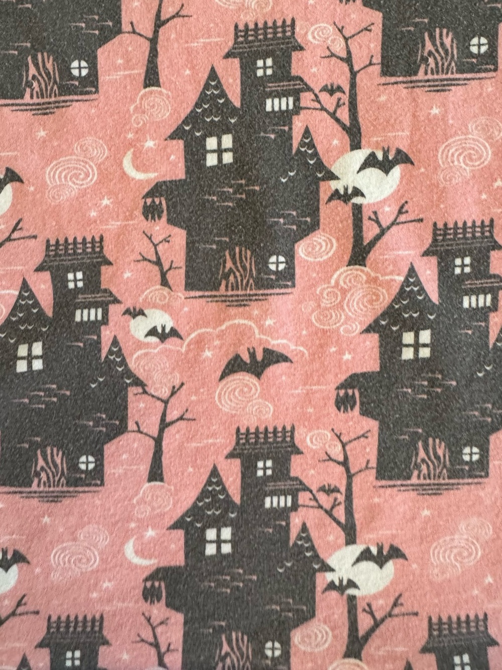 Blue Platypus Pink Haunted House Print Tunic XL